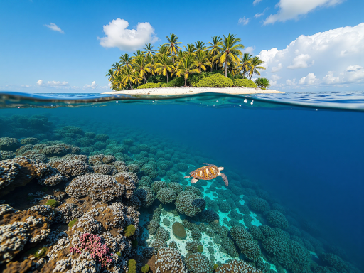 Overwater bungalows in Maldives with crystal clear turquoise water and white sand beach, showcasing luxury resort setting